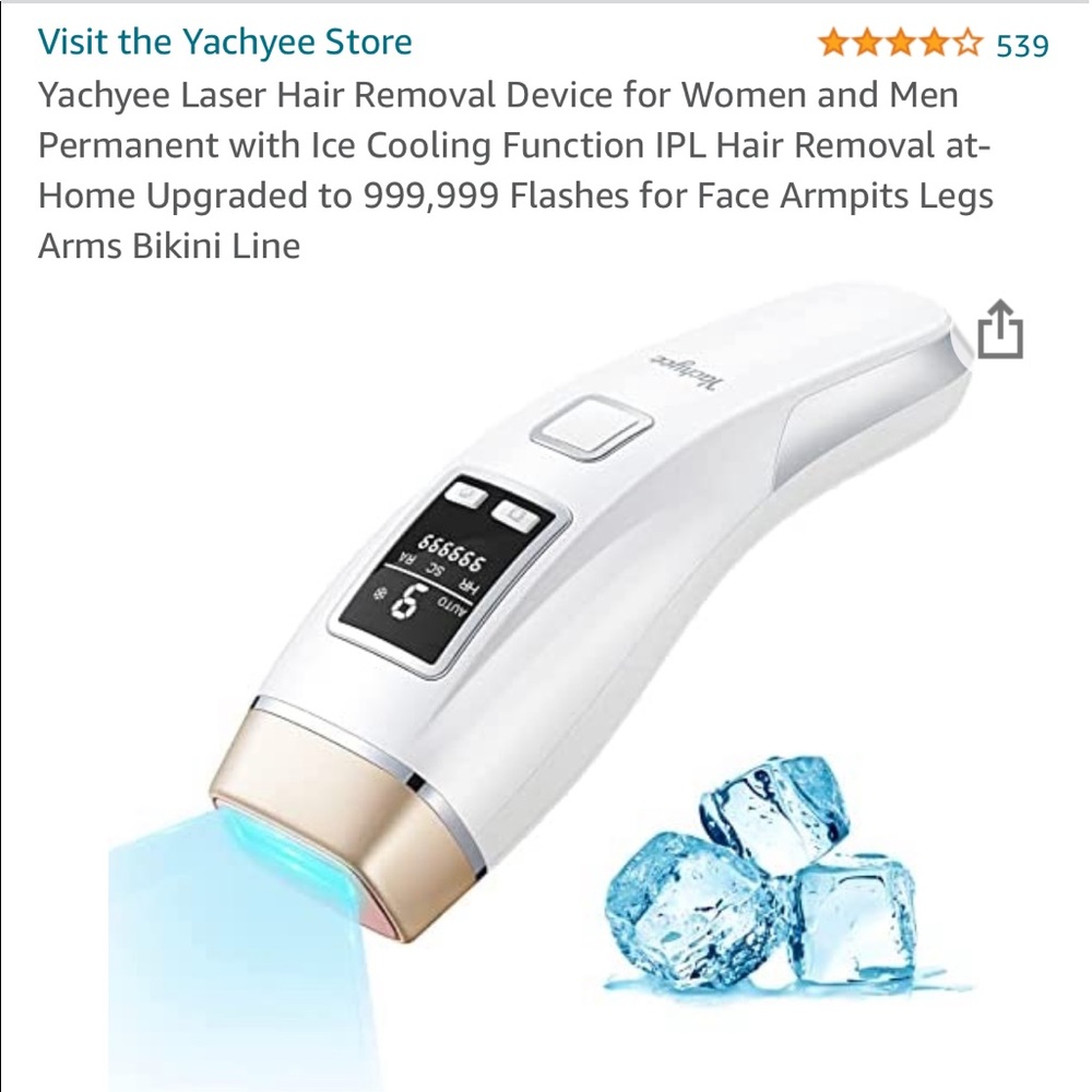 Laser hair removal device